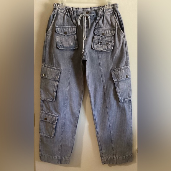 New—Oli & Hali Cargo Pants with Drawstring - Picture 7 of 10